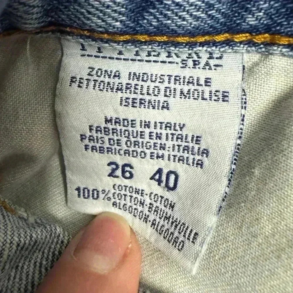 DOLCE & GABBANA J&ANS Women’s Vintage Ittierre Straight Denim Jeans Size‎ 26 40 - Picture 7 of 16